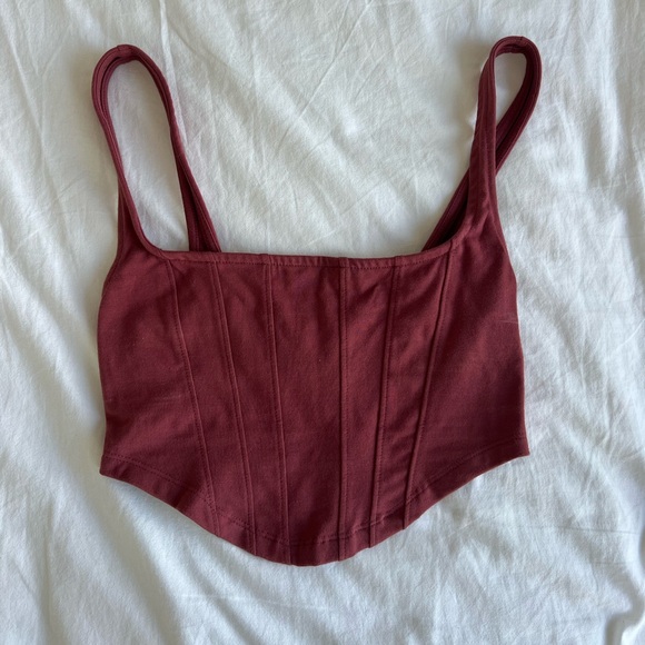 Urban Outfitters Corset Tank - Rust - Picture 2 of 2